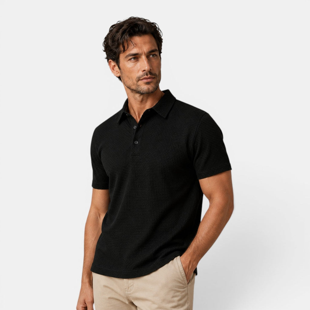 Refined Textured Polo Shirt