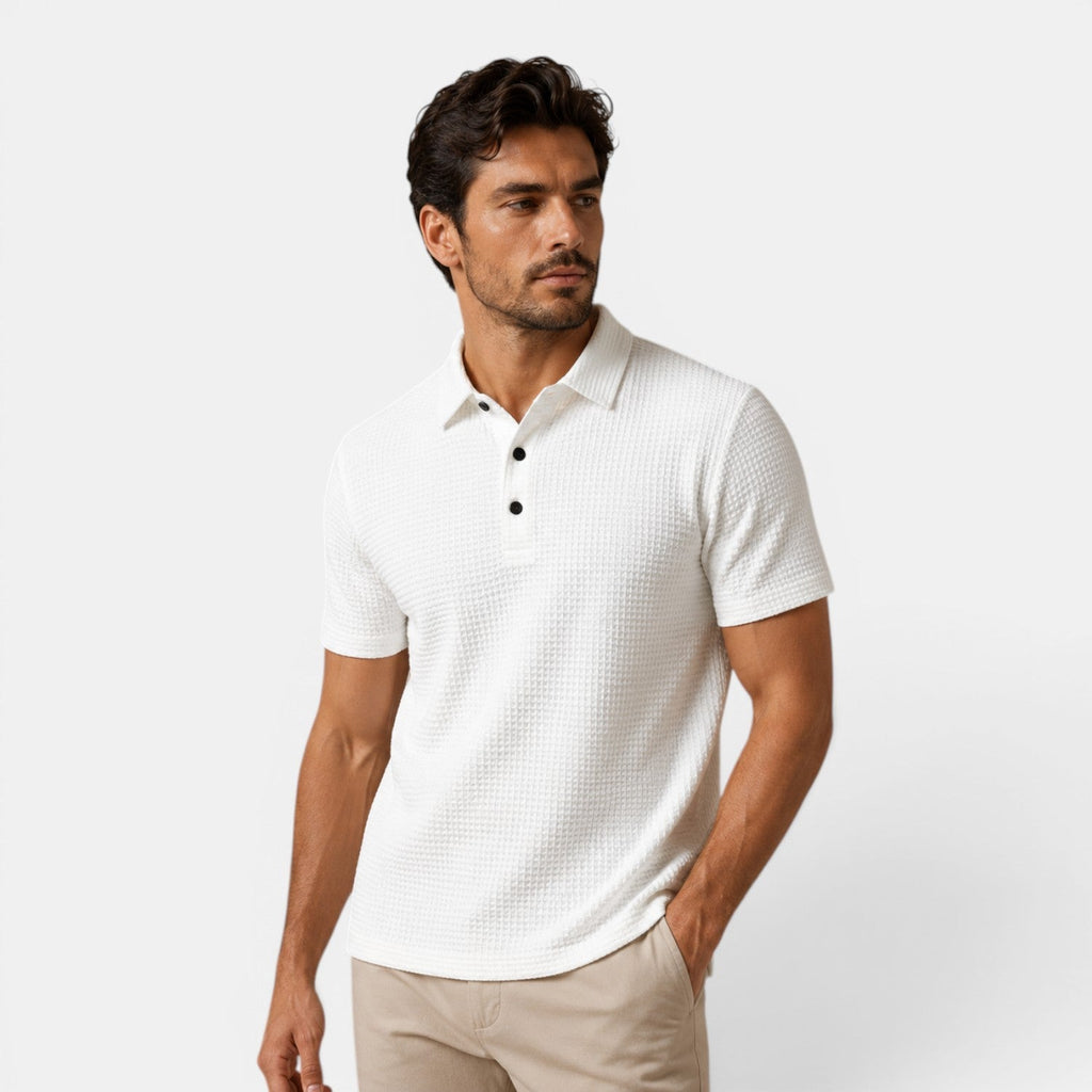 Refined Textured Polo Shirt