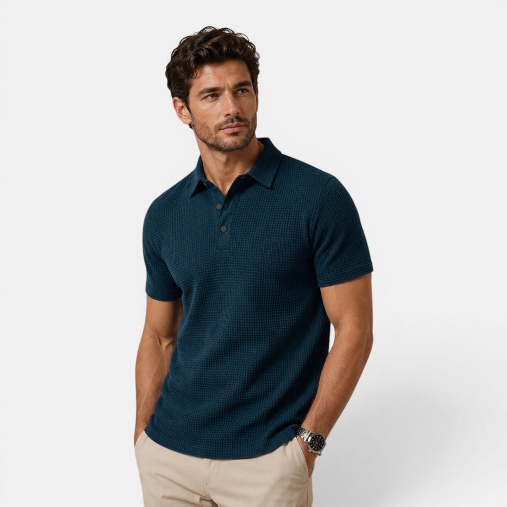 Refined Textured Polo Shirt