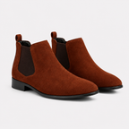 Suede Chelsea Slip-On Boots