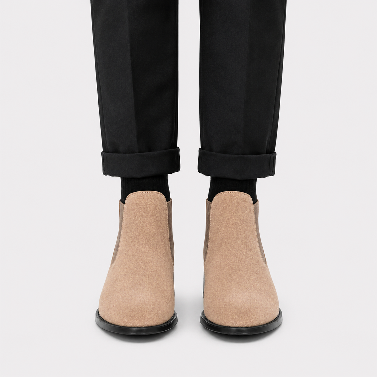 Suede Chelsea Slip-On Boots