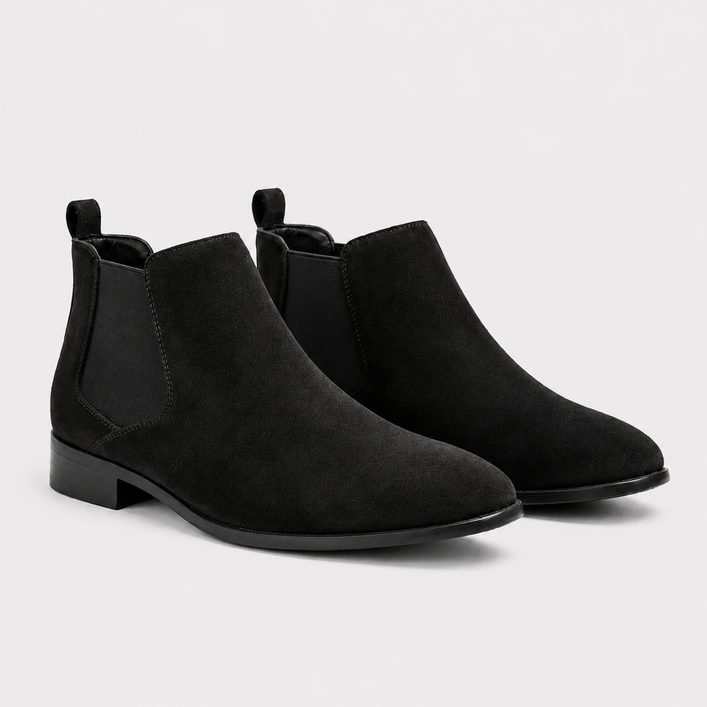 Suede Chelsea Slip-On Boots