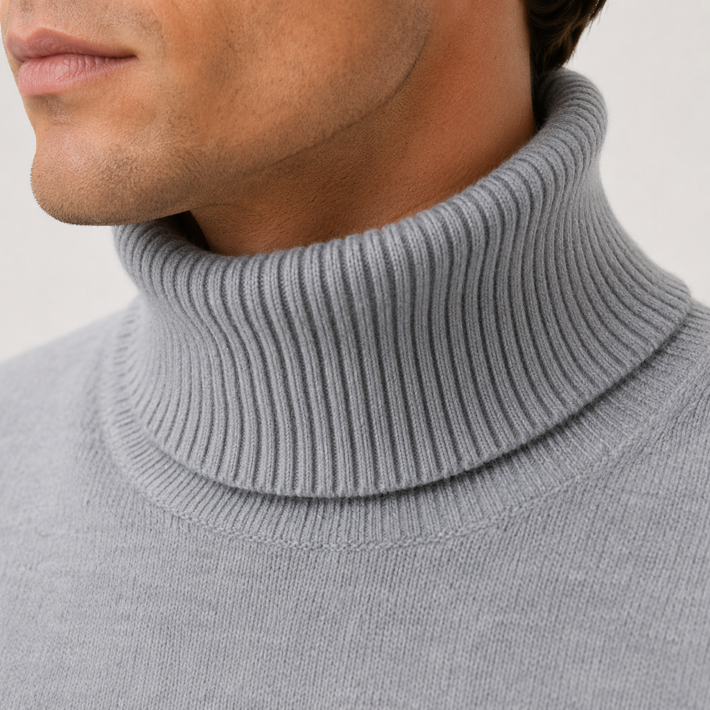 Knit Roll Neck Sweater