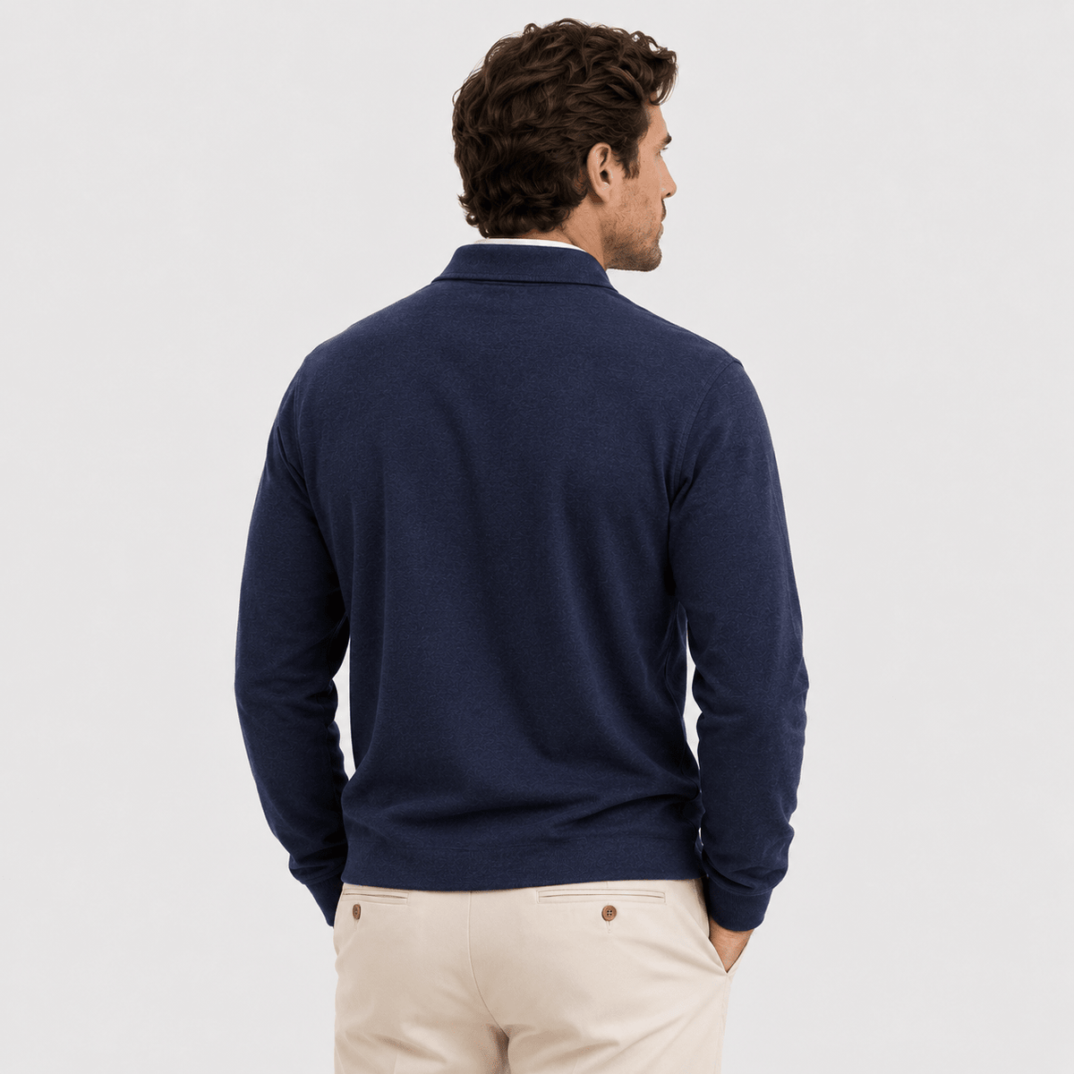 Heritage Long Sleeve Polo Timeless Refined Style - Secranzo