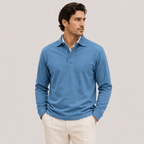 Heritage Long Sleeve Polo Timeless Refined Style - Secranzo