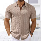 Breathable Knitted Polo Shirt