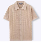 Breathable Knitted Polo Shirt