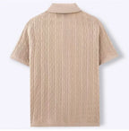 Breathable Knitted Polo Shirt