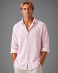 Textured Button-Up Summer Shirt