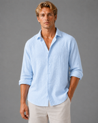 Textured Button-Up Summer Shirt