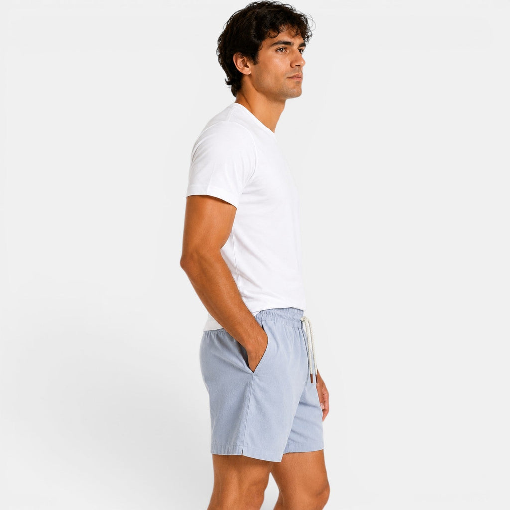 Drawstring Linen Shorts