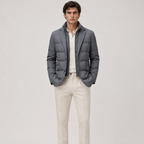 Quilted Puffer Blazer