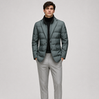 Quilted Puffer Blazer