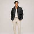 Quilted Puffer Blazer