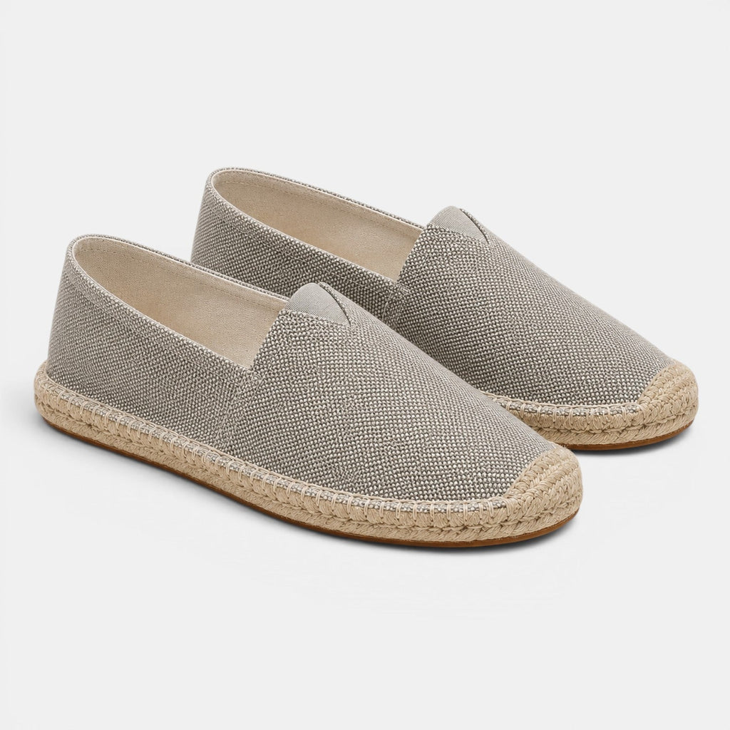 Linen Espadrille Slip-Ons