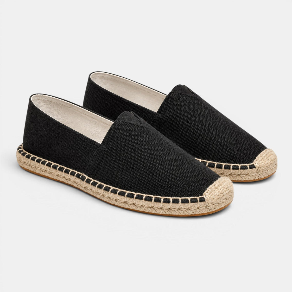 Linen Espadrille Slip-Ons