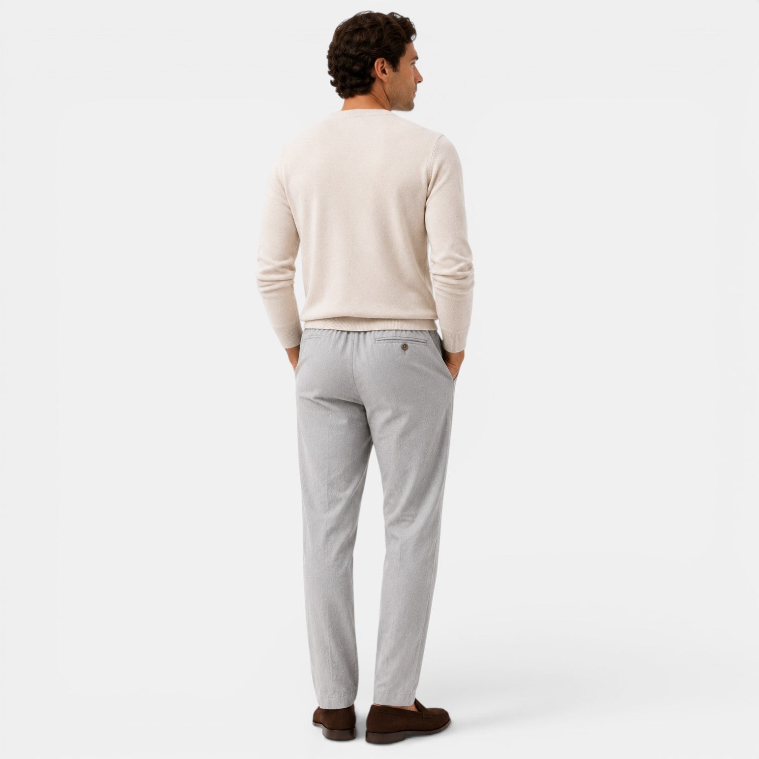 Cotton Drawstring Trousers