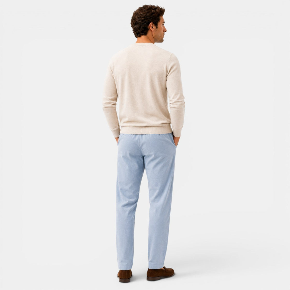 Cotton Drawstring Trousers