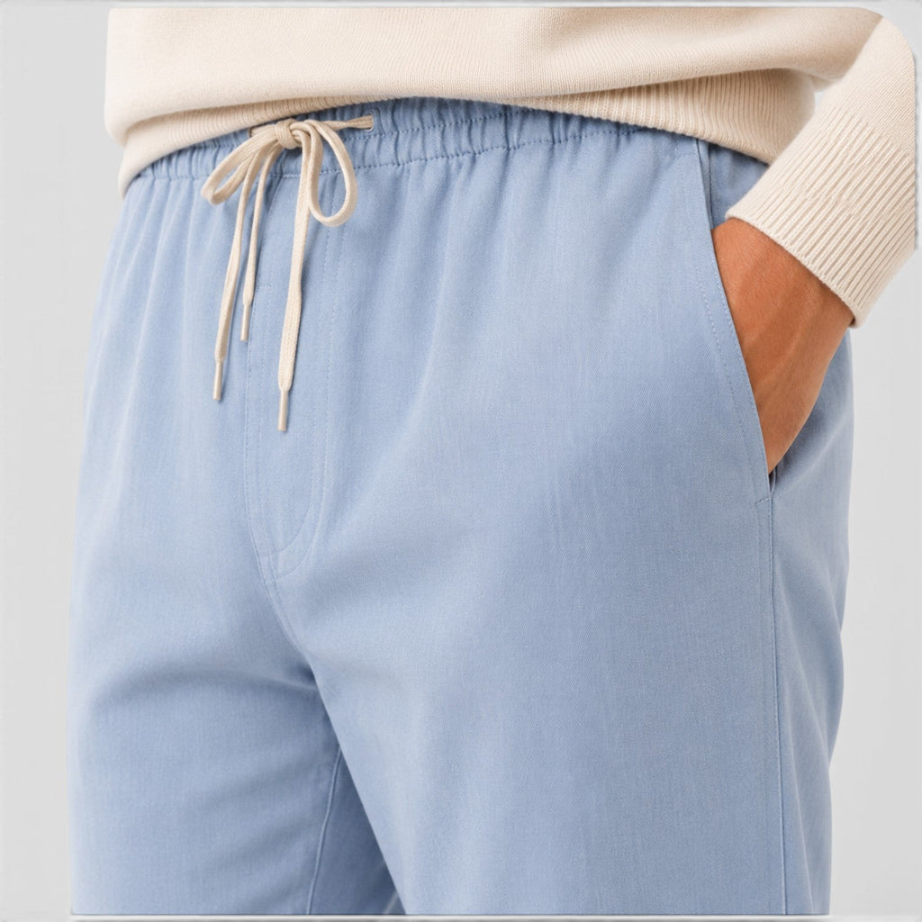 Cotton Drawstring Trousers