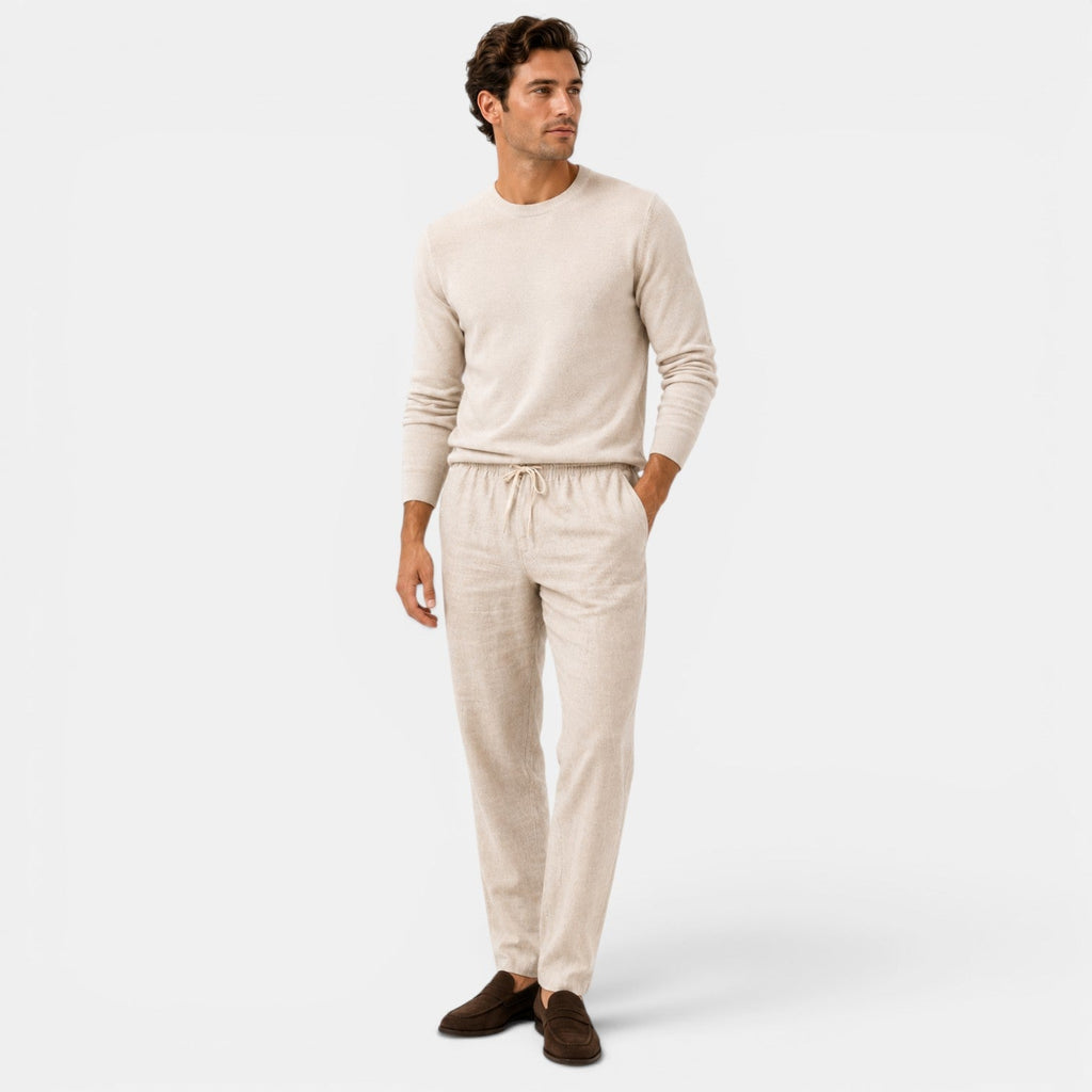 Cotton Drawstring Trousers