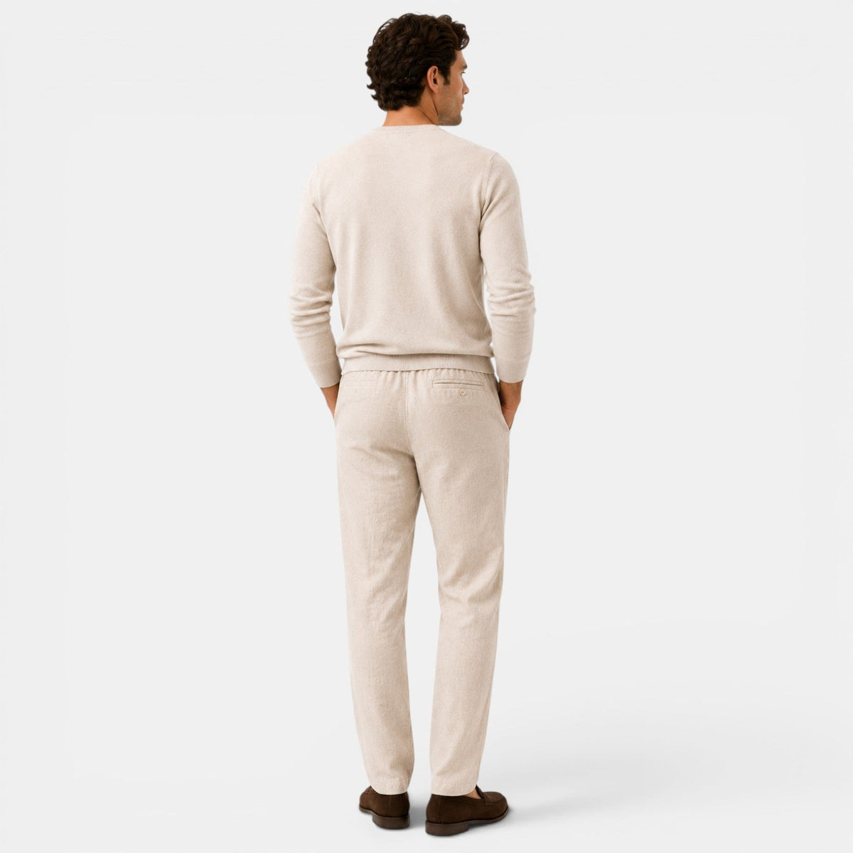 Cotton Drawstring Trousers