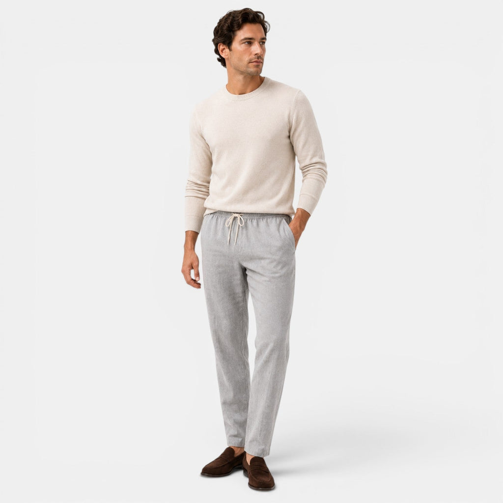 Cotton Drawstring Trousers