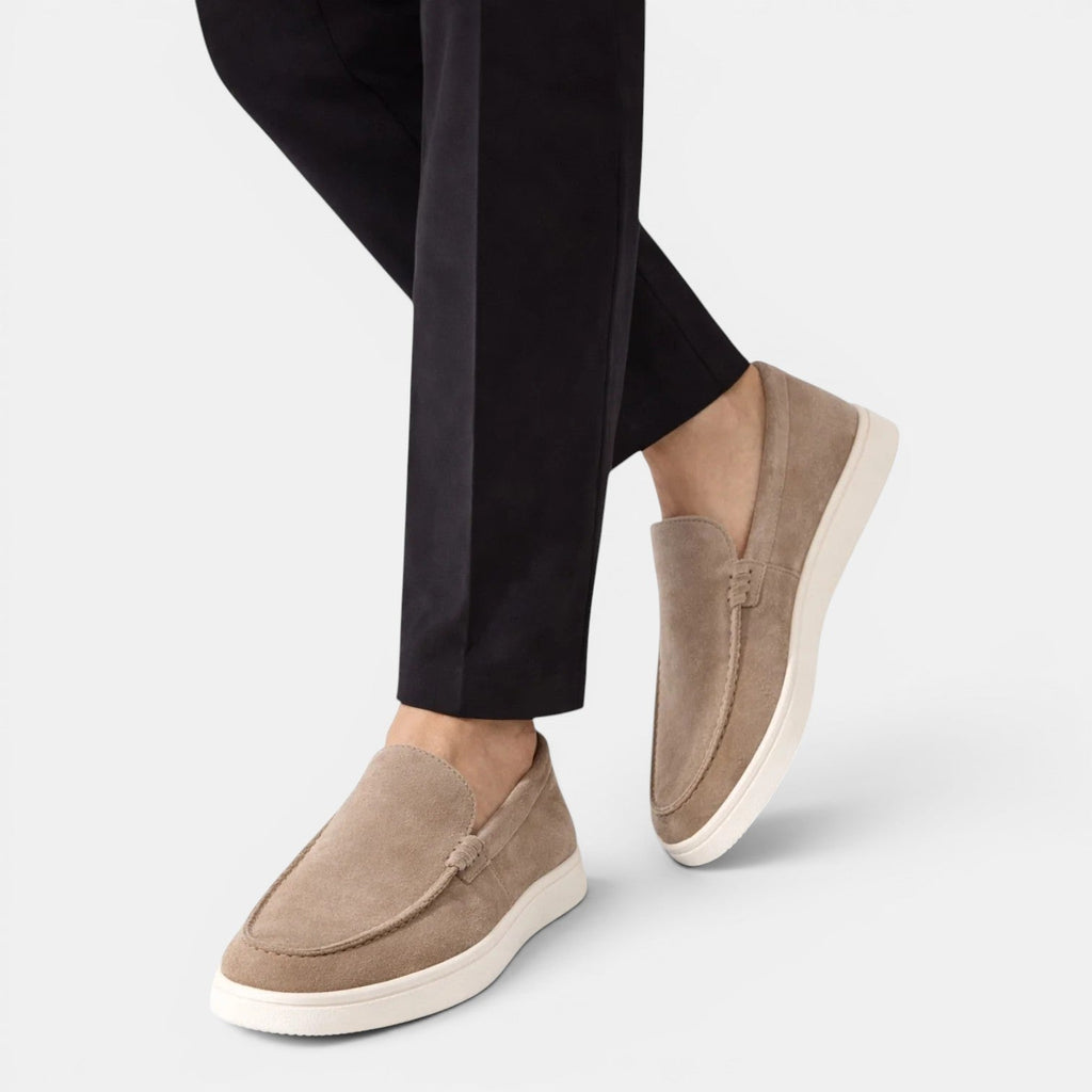 Casual Suede Loafers Men's Slip-On Shoes - Secranzo