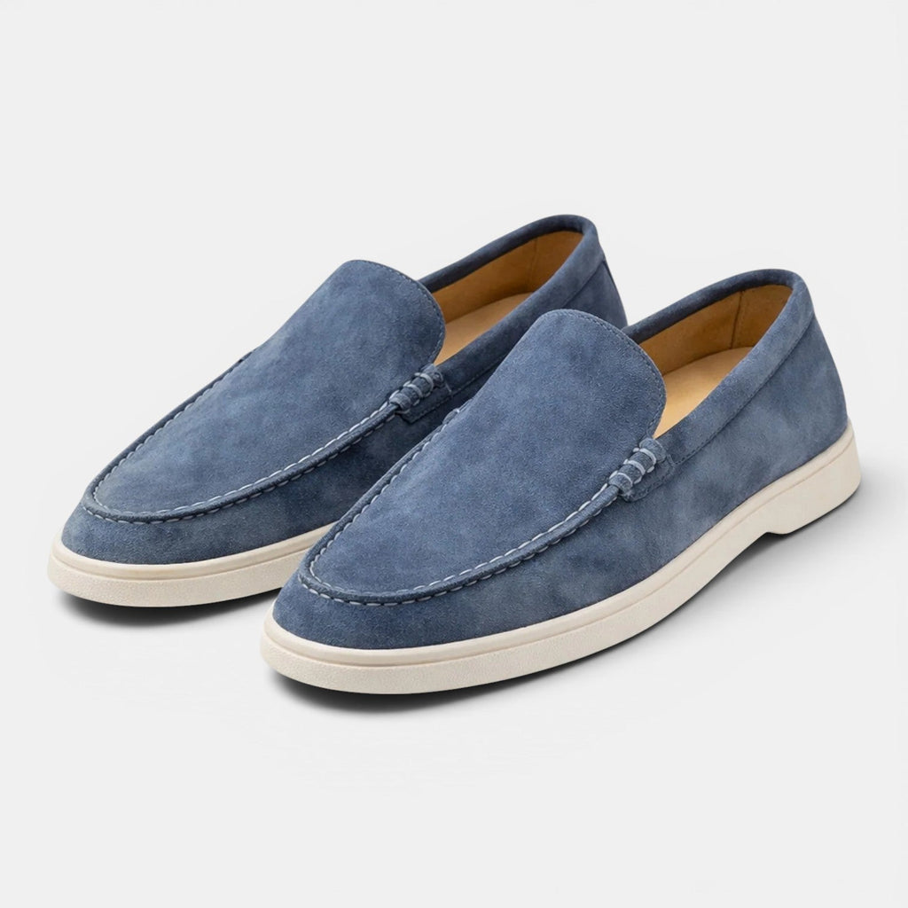 Casual Suede Loafers Men's Slip-On Shoes - Secranzo