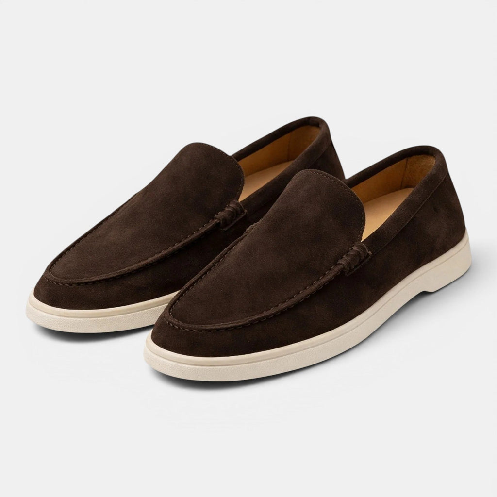 Casual Suede Loafers Men's Slip-On Shoes - Secranzo