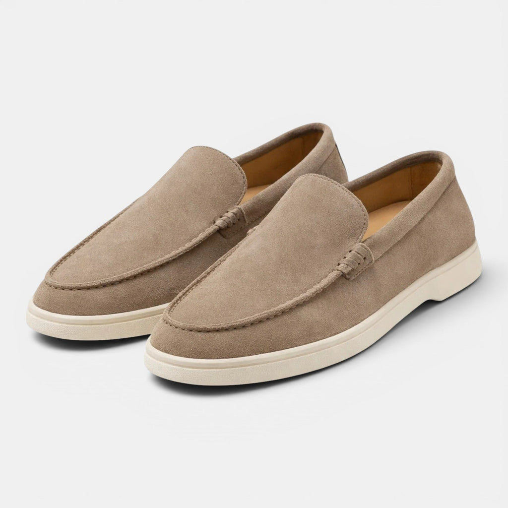 Casual Suede Loafers Men's Slip-On Shoes - Secranzo