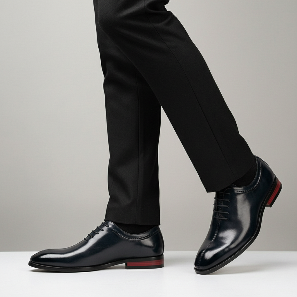 Polished Leather Derby Shoes