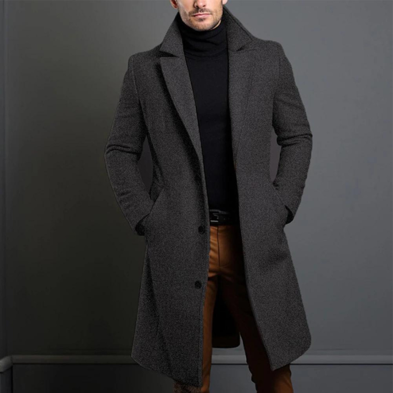 Classic Tailored Wool Winter Coat