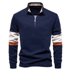 Quarter-Zip Cotton Sweater