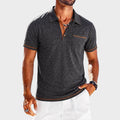 Contrast-Trim Vintage Knit Polo