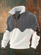 Fleece Stand-Collar Sweater