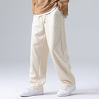 Checkered Relaxed Fit Sweatpants