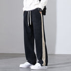 Waffle Corduroy Side Stripe Joggers