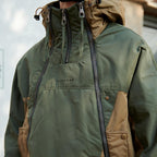 Dual-Zip Color Block Track Jacket