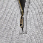 Cotton-Blend Crew Neck Sweater