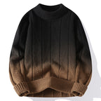 Ombre Gradient Wool Sweater