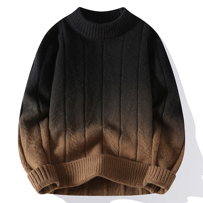 Ombre Gradient Wool Sweater