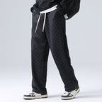 Checkered Relaxed Fit Sweatpants