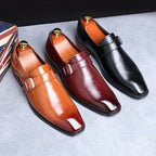 Classic Plain Leather Lace-Up Shoe