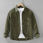 Cotton Overshirt with Chest Pockets