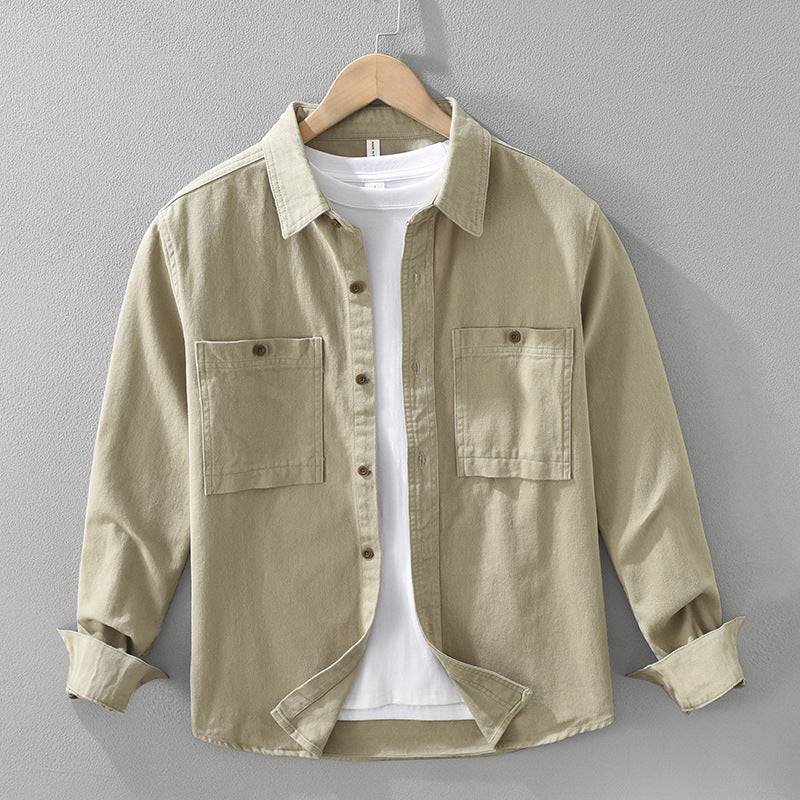 Cotton Overshirt with Chest Pockets