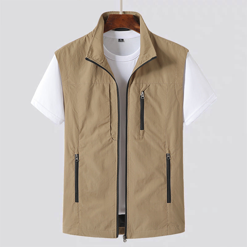 Lightweight Zip Utility Gilet Vest