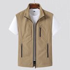 Lightweight Zip Utility Gilet Vest