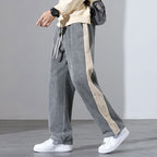 Waffle Corduroy Side Stripe Joggers