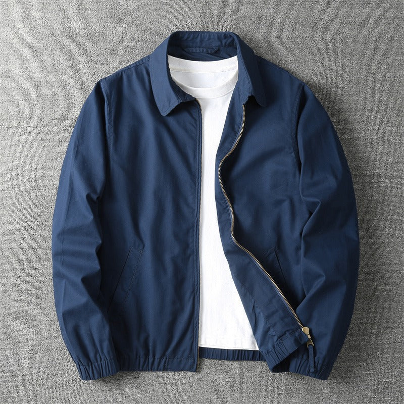Lightweight Cotton Zip Jacket