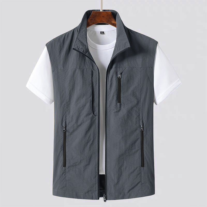 Lightweight Zip Utility Gilet Vest